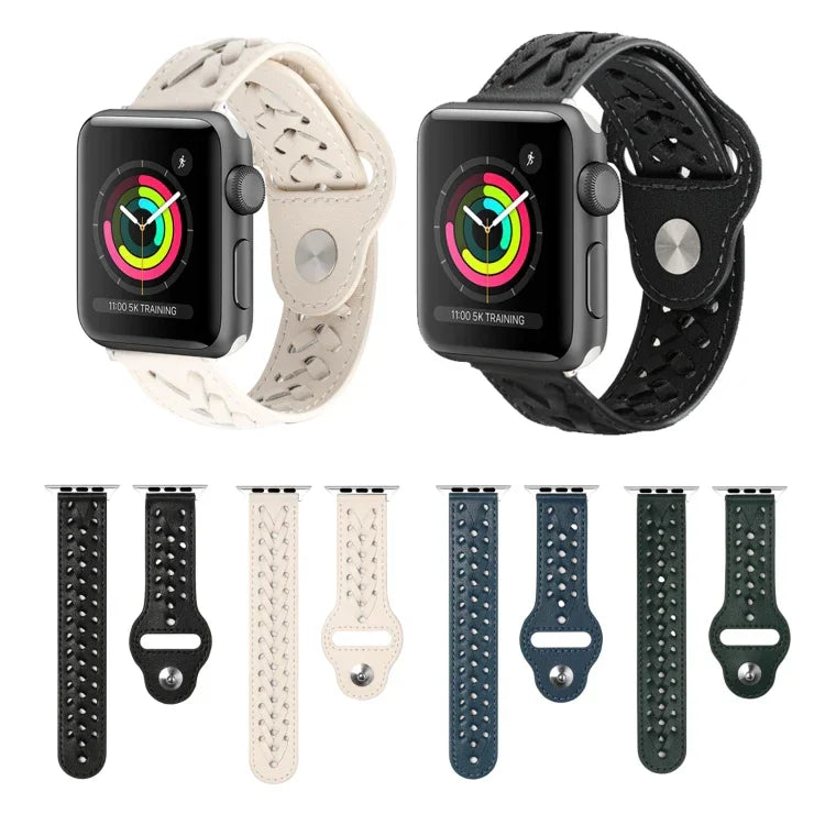 Pulseira de Relógio Trançada para Apple Watch Series, 7 45mm / 6&SE&5&4 44mm / 3&2&1 42mm, 7 41mm / 6&SE&5&4 40mm / 3&2&1 38mm