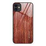 Wood Grain Glass Protective Case, For iPhone 7 Plus, For iPhone 11, For iPhone 14 Plus, For iPhone 14 Pro, For iPhone 14