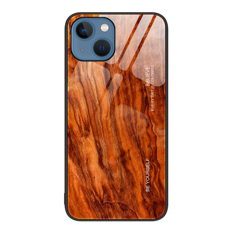 Wood Grain Glass Protective Case, For iPhone 7 Plus, For iPhone 11, For iPhone 14 Plus, For iPhone 14 Pro, For iPhone 14