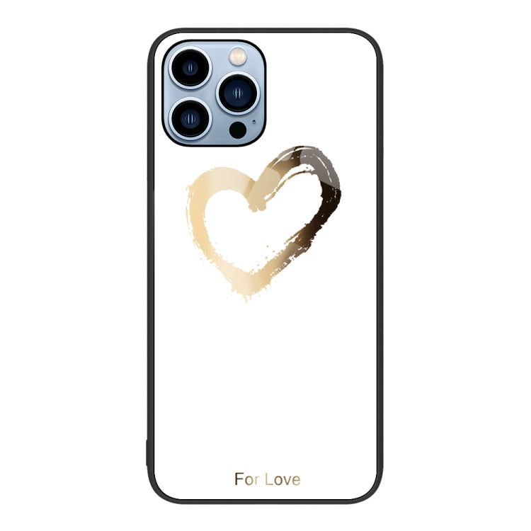 Colorful Painted Glass Phone Case, For iPhone 14 Pro Max, For iPhone 14 Pro, For iPhone 14 Plus