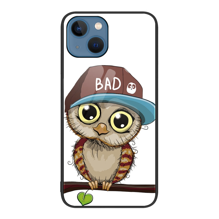 Colorful Painted Glass Phone Case, For iPhone 14 Pro Max, For iPhone 14 Pro, For iPhone 14 Plus