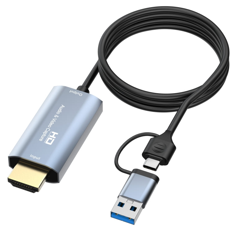Placa de Captura de Vídeo HD HDMI/M para USB-Type C/M Z36, Comprimento: 2m, Z36