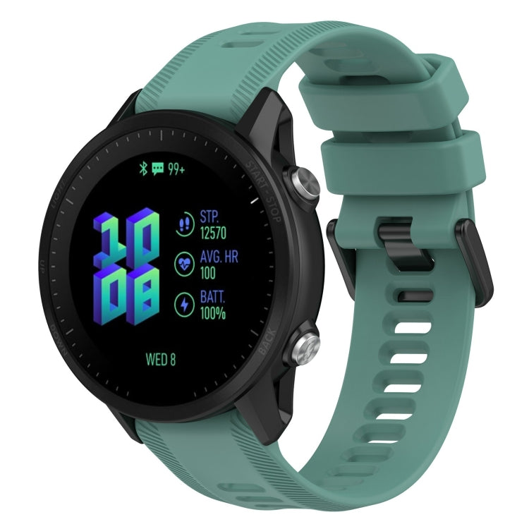 22mm Silicone Twill Watch Band, For Garmin Forerunner 955