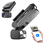 Câmara Única HD com Visão Noturna WiFi para Carro, Gravador de Condução, Câmara Única 1080P, Câmara Única 2K, Câmara Única 4K