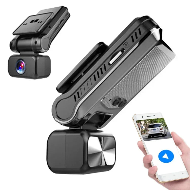 Câmara Única HD com Visão Noturna WiFi para Carro, Gravador de Condução, Câmara Única 1080P, Câmara Única 2K, Câmara Única 4K