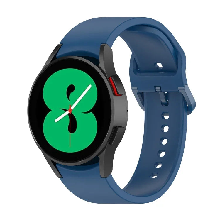 Pulseira Oficial de Silicone, Tamanho:S, Para Samsung Galaxy Watch 5 40mm, Para Samsung Galaxy Watch 5 44mm, Para Samsung Galaxy Watch 5 Pro 45mm