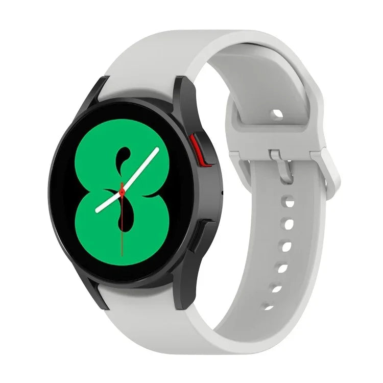 Pulseira Oficial de Silicone, Tamanho:S, Para Samsung Galaxy Watch 5 40mm, Para Samsung Galaxy Watch 5 44mm, Para Samsung Galaxy Watch 5 Pro 45mm