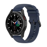 Pulseira de Silicone com Cauda Redonda de 20mm, Para Samsung Galaxy Watch 5 40mm, Para Samsung Galaxy Watch 5 44mm, Para Samsung Galaxy Watch 5 Pro 45mm