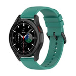Pulseira de Silicone com Cauda Redonda de 20mm, Para Samsung Galaxy Watch 5 40mm, Para Samsung Galaxy Watch 5 44mm, Para Samsung Galaxy Watch 5 Pro 45mm