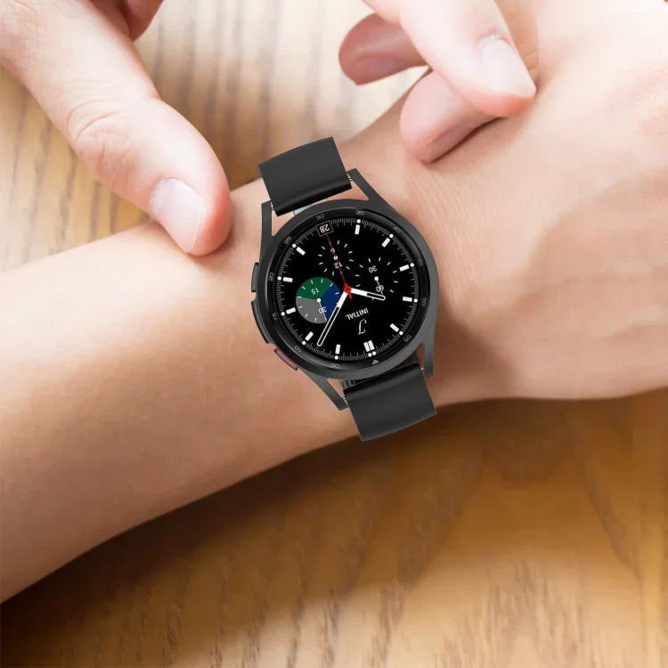 Pulseira de Silicone com Cauda Redonda de 20mm, Para Samsung Galaxy Watch 5 40mm, Para Samsung Galaxy Watch 5 44mm, Para Samsung Galaxy Watch 5 Pro 45mm