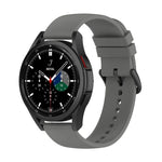 Pulseira de Silicone com Cauda Redonda de 20mm, Para Samsung Galaxy Watch 5 40mm, Para Samsung Galaxy Watch 5 44mm, Para Samsung Galaxy Watch 5 Pro 45mm