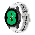 Pulseira de Silicone Colorida com Furos de 20mm, Para Samsung Galaxy Watch 5 40mm, Para Samsung Galaxy Watch 5 44mm, Para Samsung Galaxy Watch 5 Pro 45mm