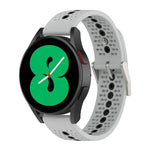 Pulseira de Silicone Colorida com Furos de 20mm, Para Samsung Galaxy Watch 5 40mm, Para Samsung Galaxy Watch 5 44mm, Para Samsung Galaxy Watch 5 Pro 45mm