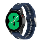 Pulseira de Silicone Colorida com Furos de 20mm, Para Samsung Galaxy Watch 5 40mm, Para Samsung Galaxy Watch 5 44mm, Para Samsung Galaxy Watch 5 Pro 45mm