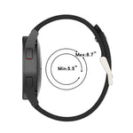 Pulseira de Silicone Colorida com Furos de 20mm, Para Samsung Galaxy Watch 5 40mm, Para Samsung Galaxy Watch 5 44mm, Para Samsung Galaxy Watch 5 Pro 45mm
