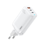 REMAX RP-U55 Territory Series Carregador Rápido 65W USB+Dupla Interface USB-C / Type-C, Ficha UE, Ficha UK, Ficha CN