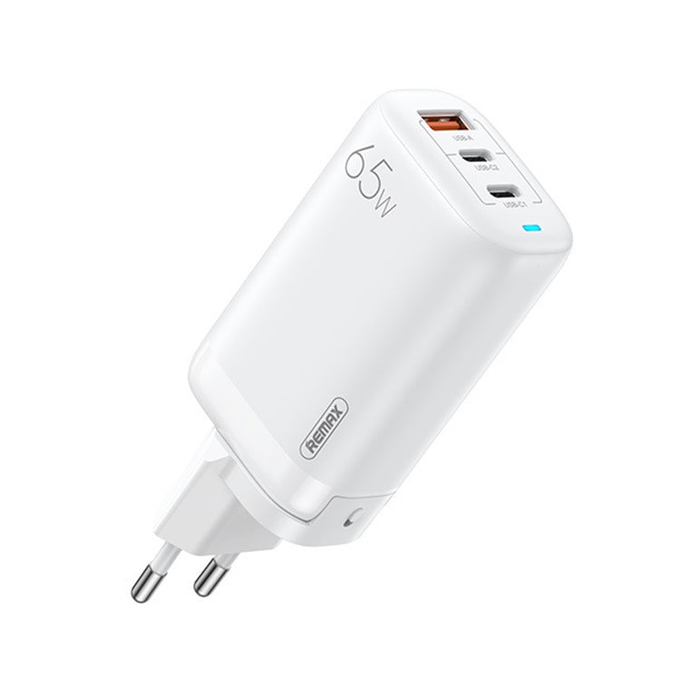 REMAX RP-U55 Territory Series Carregador Rápido 65W USB+Dupla Interface USB-C / Type-C, Ficha UE, Ficha UK, Ficha CN