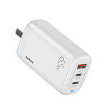 REMAX RP-U55 Territory Series Carregador Rápido 65W USB+Dupla Interface USB-C / Type-C, Ficha UE, Ficha UK, Ficha CN