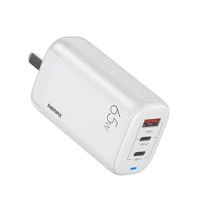 REMAX RP-U55 Territory Series Carregador Rápido 65W USB+Dupla Interface USB-C / Type-C, Ficha UE, Ficha UK, Ficha CN