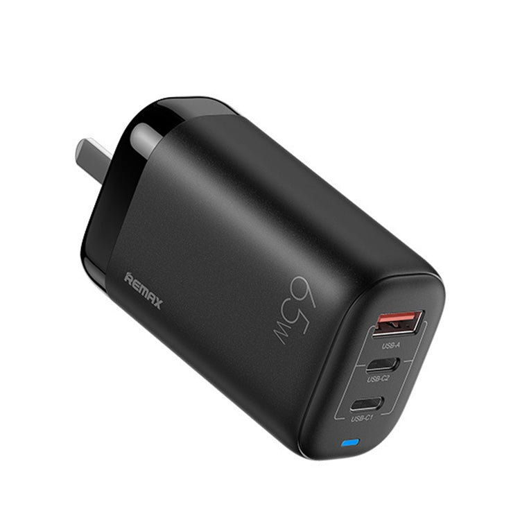 REMAX RP-U55 Territory Series Carregador Rápido 65W USB+Dupla Interface USB-C / Type-C, Ficha CN