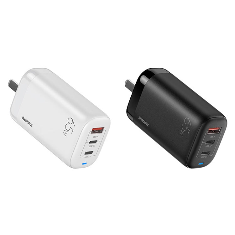 REMAX RP-U55 Territory Series Carregador Rápido 65W USB+Dupla Interface USB-C / Type-C, Ficha CN