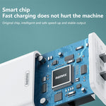 REMAX RP-U70 Jane Series Carregador Rápido 20W USB-C/Type-C PD, Ficha CN, Ficha UK, Ficha EUA