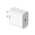 REMAX RP-U79 Speed Series Carregador Rápido 20W USB-C/Type-C Multi-Compatível, Ficha CN, Ficha UE, Ficha UK