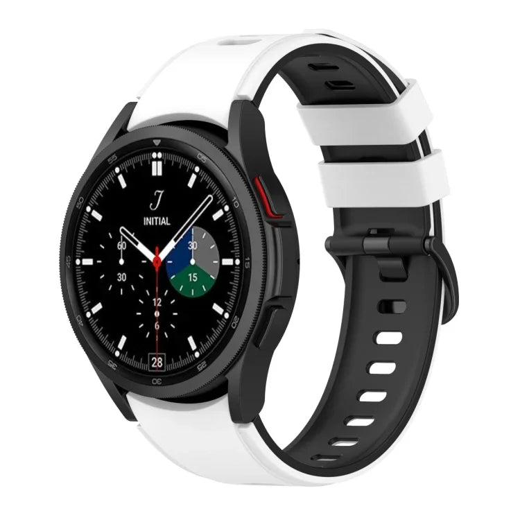 Pulseira de relógio em silicone bicolor, Para Samsung Galaxy Watch5 Pro 45mm/5 44mm/5 40mm