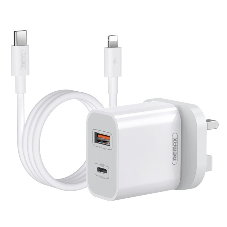 REMAX RP-U68 Conjunto de Carregador Rápido de Interface Dupla USB+USB-C/Type-C 20W, Ficha CN, Ficha EU, Ficha UK, Ficha US
