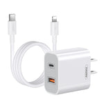 REMAX RP-U68 Conjunto de Carregador Rápido de Interface Dupla USB+USB-C/Type-C 20W, Ficha CN, Ficha EU, Ficha UK, Ficha US