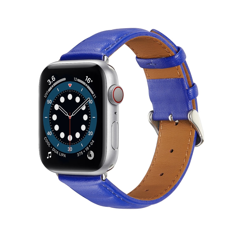 Pulseira de Couro Genuíno para Apple Watch Series, 7 45mm / 6&SE&5&4 44mm / 3&2&1 42mm, 7 41mm / 6&SE&5&4 40mm / 3&2&1 38mm