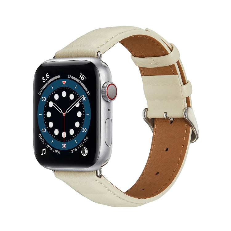 Pulseira de Couro Genuíno para Apple Watch Series, 7 45mm / 6&SE&5&4 44mm / 3&2&1 42mm, 7 41mm / 6&SE&5&4 40mm / 3&2&1 38mm
