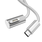 Cabo de Carregamento 100W 5 Pinos MagSafe 1 (em L) para USB-C / Type-C PD, Comprimento do Cabo: 1,8m, MagSafe 1 (em L)