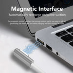 Cabo de Carregamento 100W 5 Pinos MagSafe 1 (em L) para USB-C / Type-C PD, Comprimento do Cabo: 1,8m, MagSafe 1 (em L)