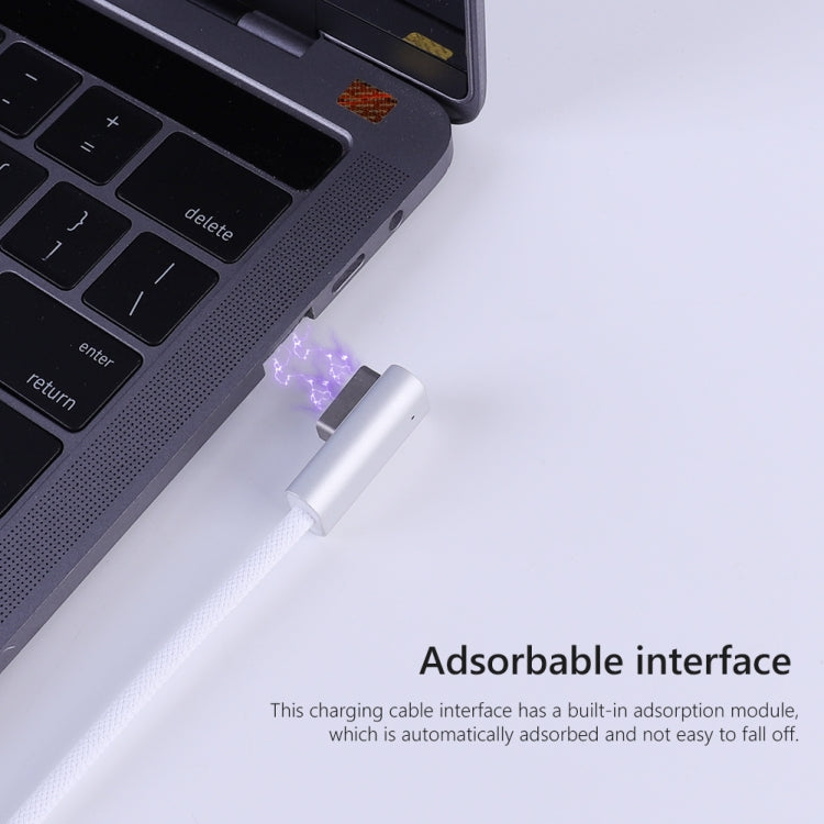 Cabo de Carregamento 100W 5 Pinos MagSafe 2 (em T) para USB-C / Type-C PD, Comprimento do Cabo: 1.8m, MagSafe 2 (em T)