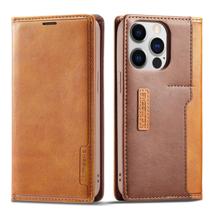 LC.IMEEKE LC-001 Color Matching Frosted Leather Phone Case, For iPhone 14, For iPhone 14 Plus, For iPhone 14 Pro, For iPhone 14 Pro Max