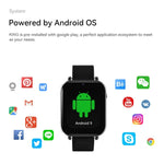 Smartwatch 4G LTE com ecrã de 1,75 polegadas, Android 9.1OS, 2GB+16GB, 4GB+128GB