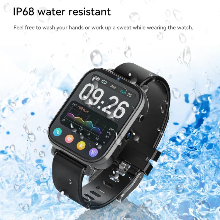 Smartwatch 4G LTE com ecrã de 1,75 polegadas, Android 9.1OS, 2GB+16GB, 4GB+128GB
