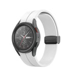 Pulseira de relógio em silicone com fivela dobrável, para Samsung Galaxy Watch5 40mm / 44mm / Pro 45mm