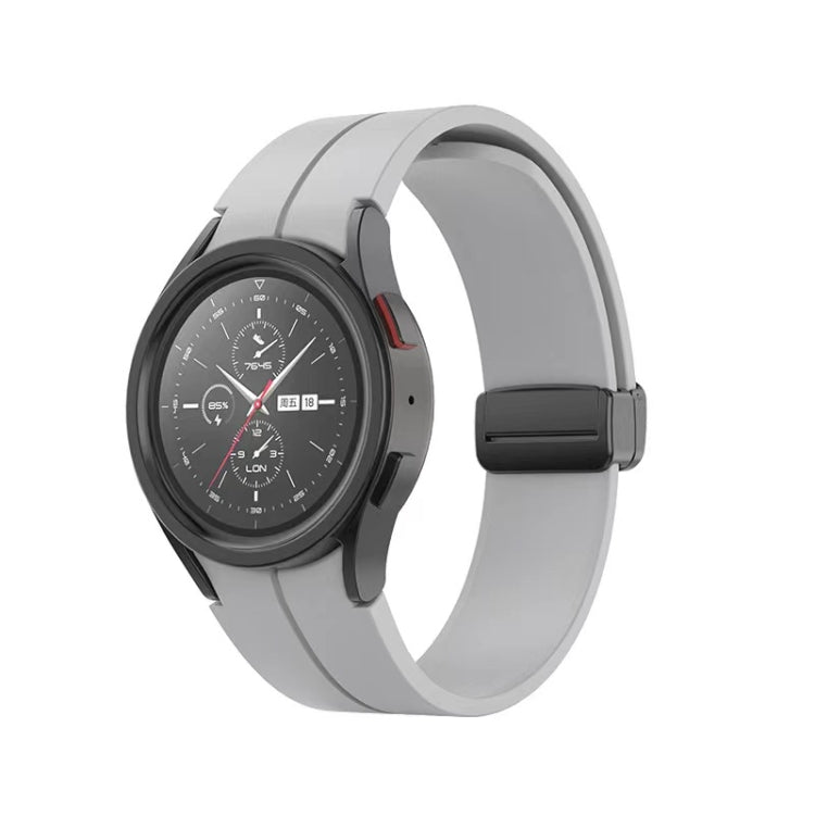 Pulseira de relógio em silicone com fivela dobrável, para Samsung Galaxy Watch5 40mm / 44mm / Pro 45mm