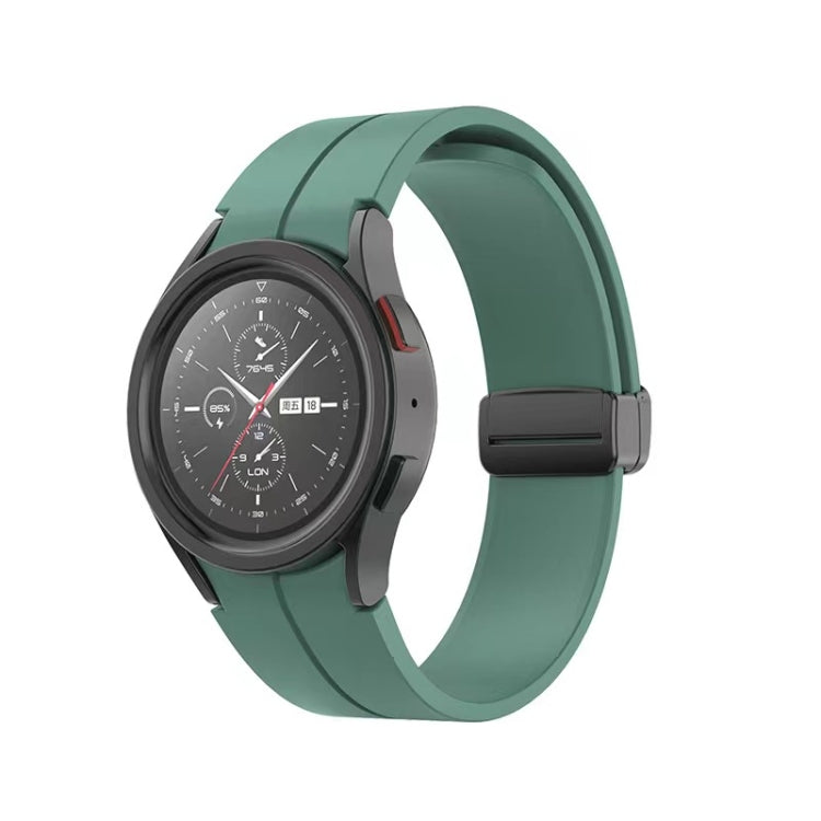 Pulseira de relógio em silicone com fivela dobrável, para Samsung Galaxy Watch5 40mm / 44mm / Pro 45mm