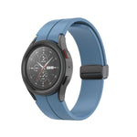 Pulseira de relógio em silicone com fivela dobrável, para Samsung Galaxy Watch5 40mm / 44mm / Pro 45mm