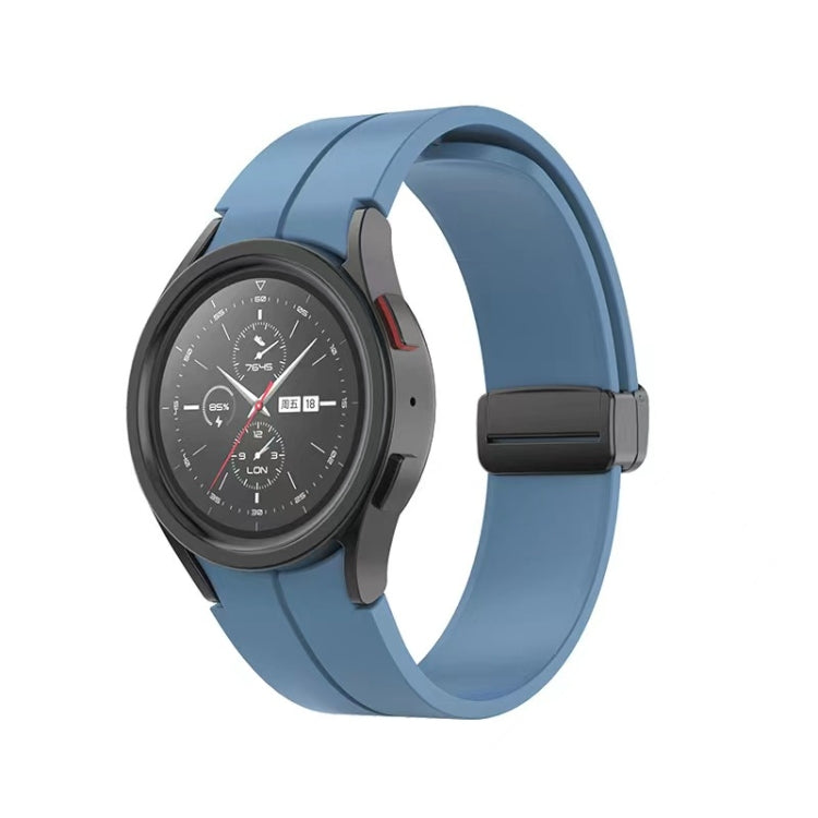 Pulseira de relógio em silicone com fivela dobrável, para Samsung Galaxy Watch5 40mm / 44mm / Pro 45mm