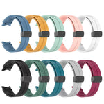 Pulseira de relógio em silicone com fivela dobrável, para Samsung Galaxy Watch5 40mm / 44mm / Pro 45mm