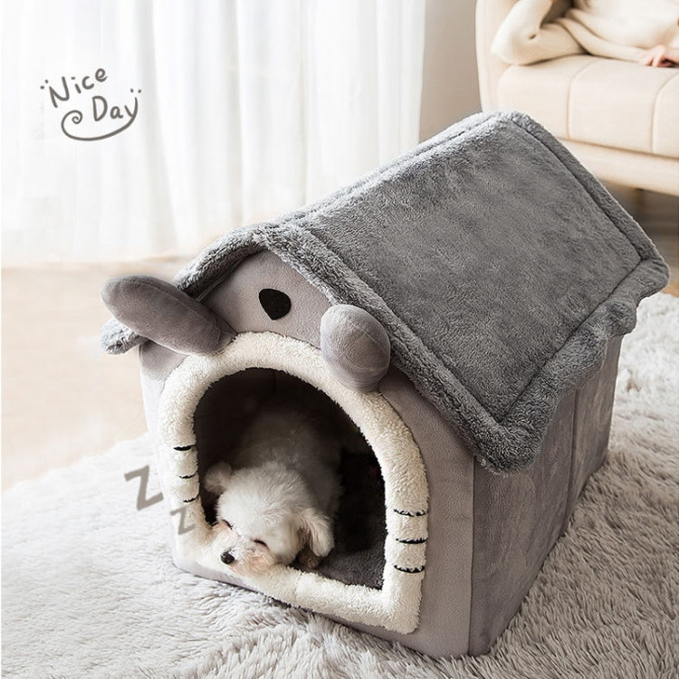 Cama para animais de estimação tipo casa universal removível e lavável para cães e gatos, S