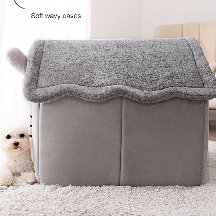 Cama para animais de estimação tipo casa universal removível e lavável para cães e gatos, S