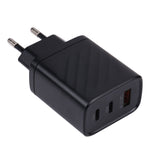 Carregador de Parede de Viagem AR-892 3 em 1 QC3.0 PD20W USB + USB-C / Tipo-C, Ficha UE, Ficha Reino Unido