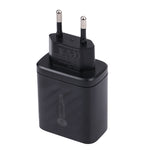 Carregador de Parede de Viagem AR-892 3 em 1 QC3.0 PD20W USB + USB-C / Tipo-C, Ficha UE, Ficha Reino Unido