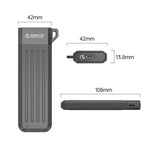 Enclosure ORICO USB3.1 Gen1 Type-C 6Gbps para SSD M.2 SATA