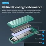 Enclosure ORICO USB3.1 Gen1 Type-C 6Gbps para SSD M.2 SATA